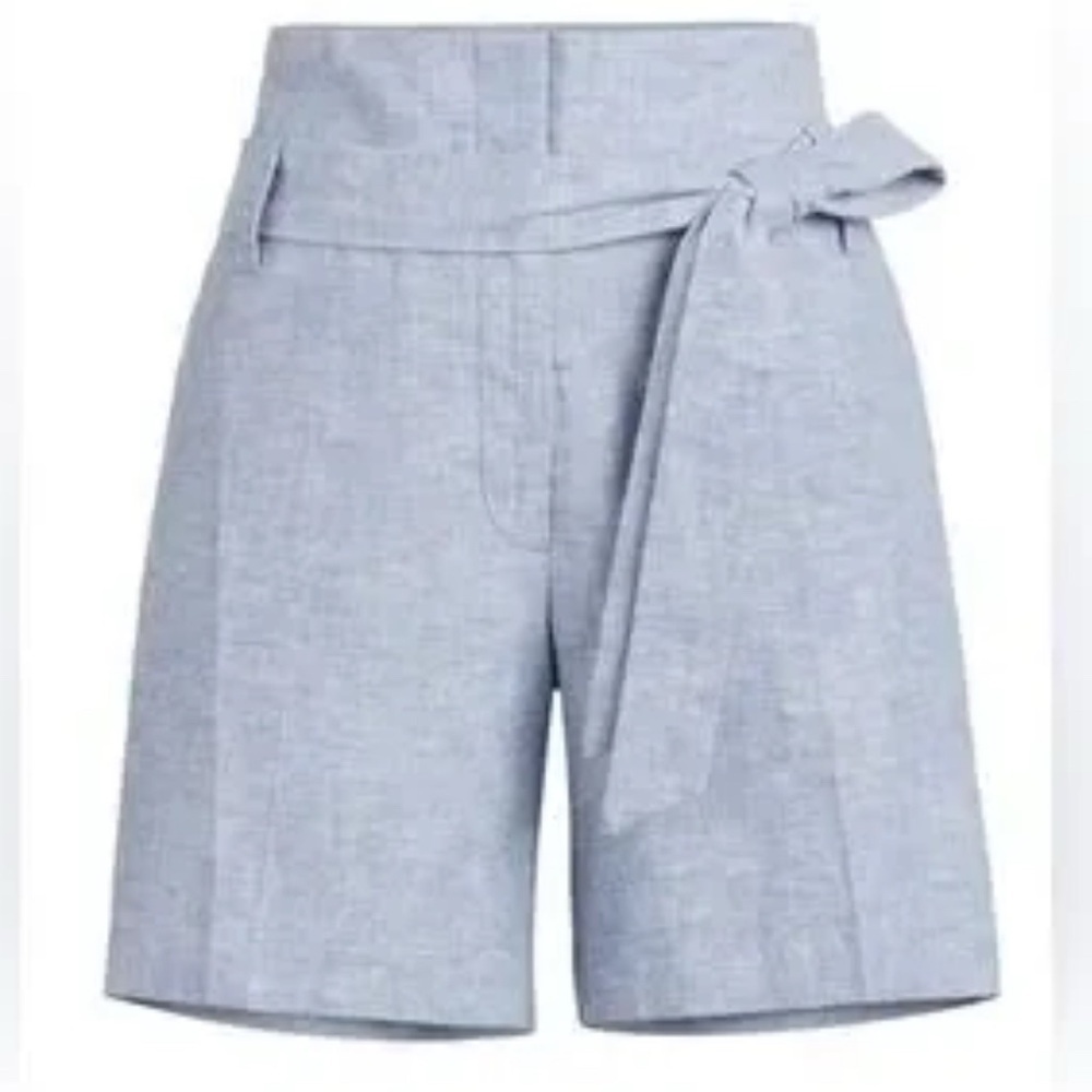 NWT The Madie 6” Short  Linen Blend Short Sz 4 by 7th Ave New York & Company